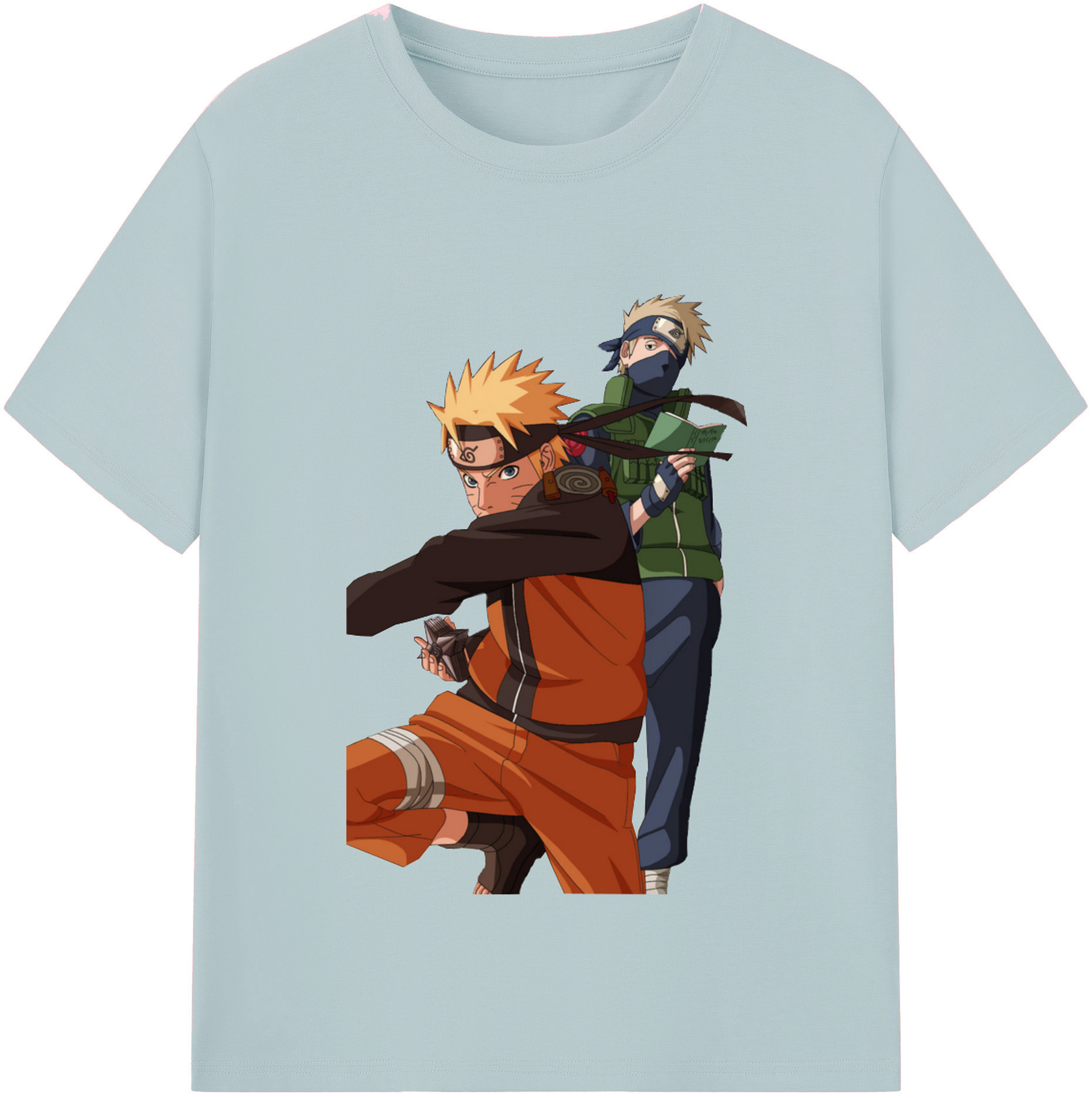 （画像用） NARUTO -ナルト- うずまき ナルト Uzumaki Naruto 綿100％半袖Tシャツ（フロントプリント）